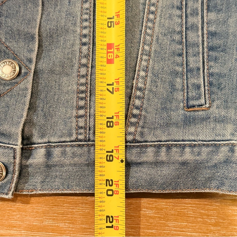 The Limited Women’s Blue Denim Jacket‎ Medium Wash Size S - Picture 6 of 8